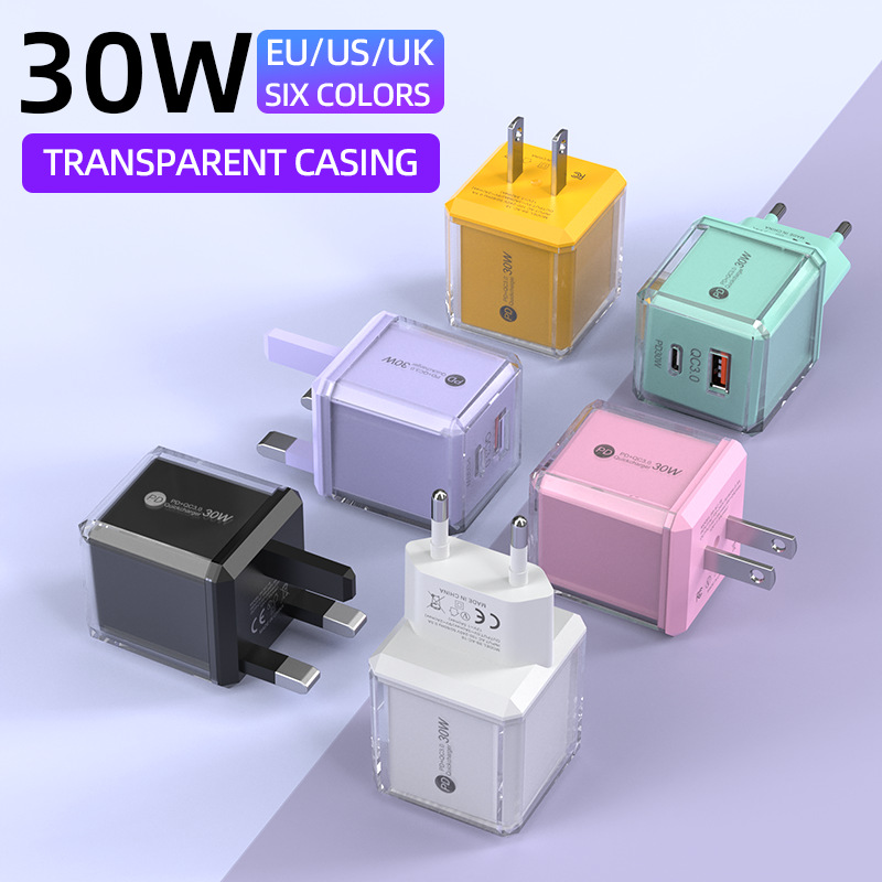 Power Adapter Charging Accessory Fast Charging - back view