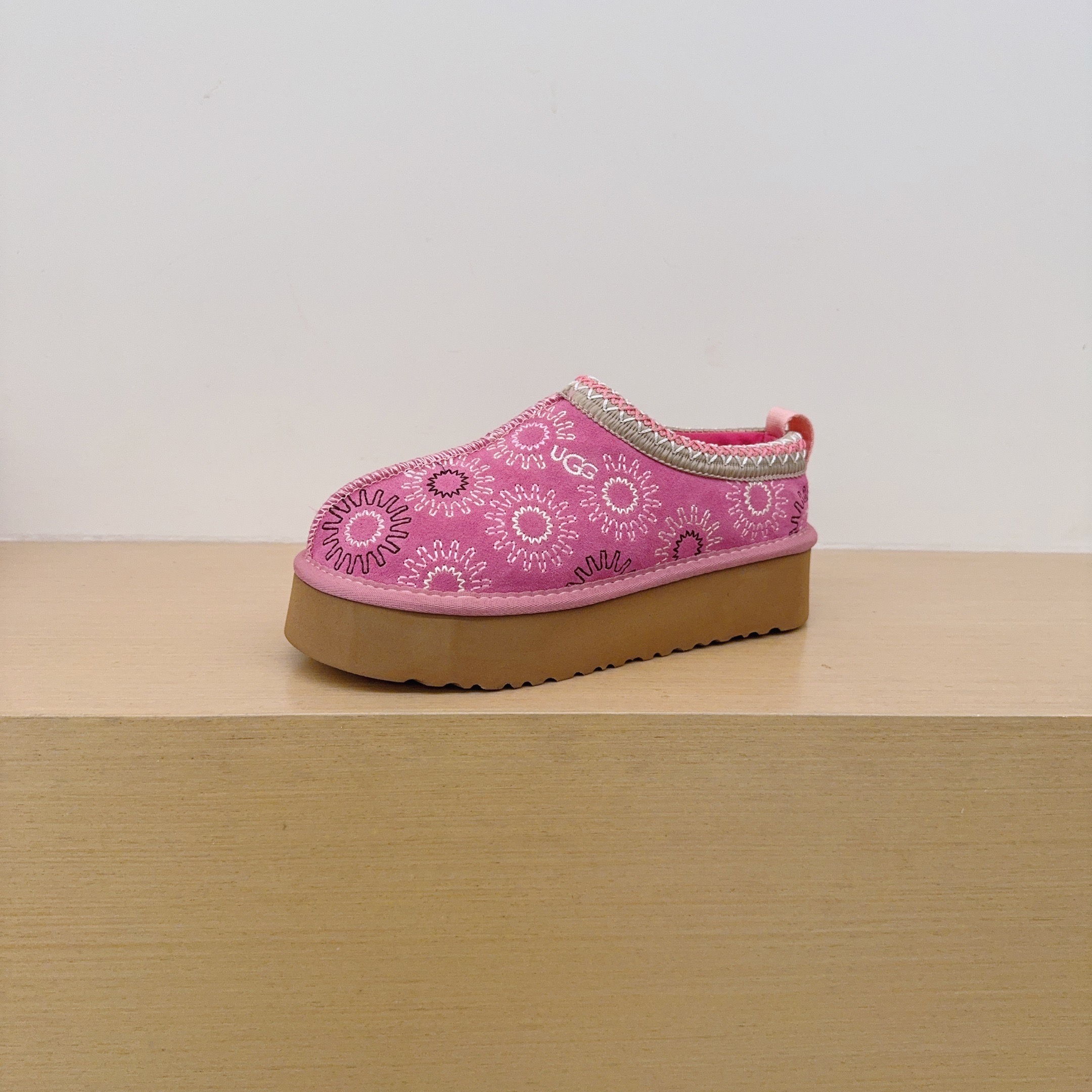 Embroidered Sun Platform