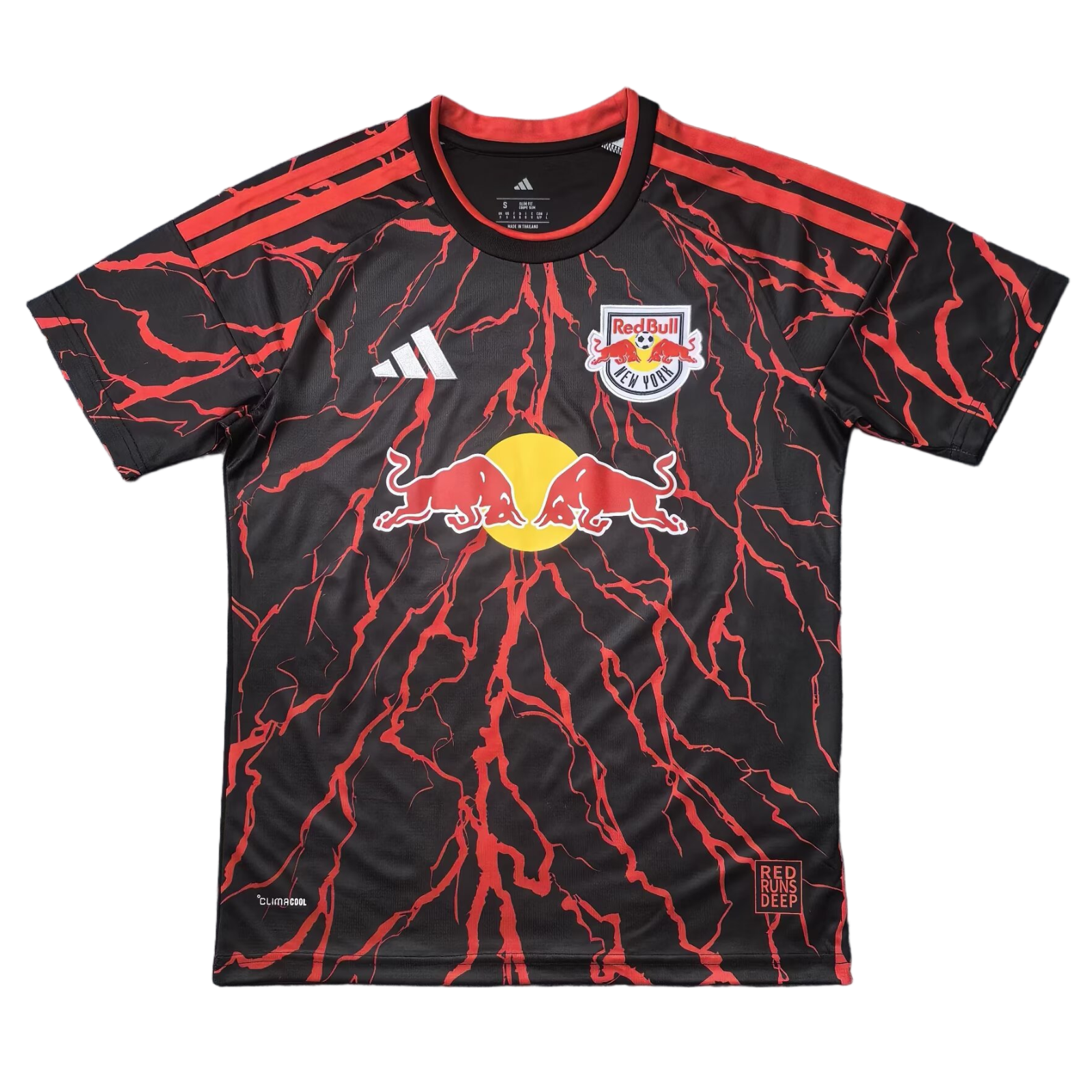 Men's New York Red Bulls Black 2026 The Rooted Kit Replica Jersey