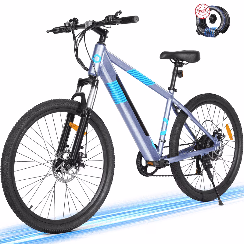 MIHOVER 26in Electric Commuter Bike, 500W Peak, 36V