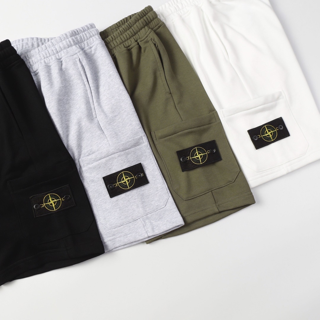 Stone Island Compass-badge Shorts