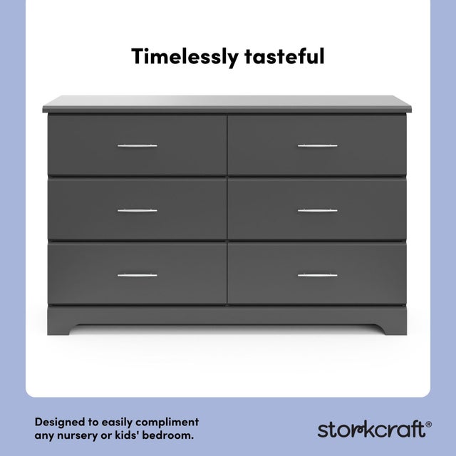 Storkcraft Brookside 6 Drawer Double Dresser