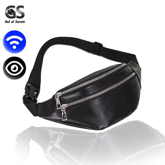 The God of Secrets—A Spy Camera Waist Pack with WiFi for Live Viewing
