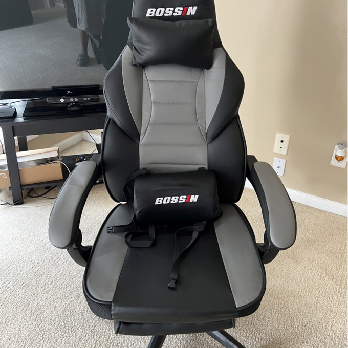 Racing Style Large Size High-Back PU Leather Gaming Chair