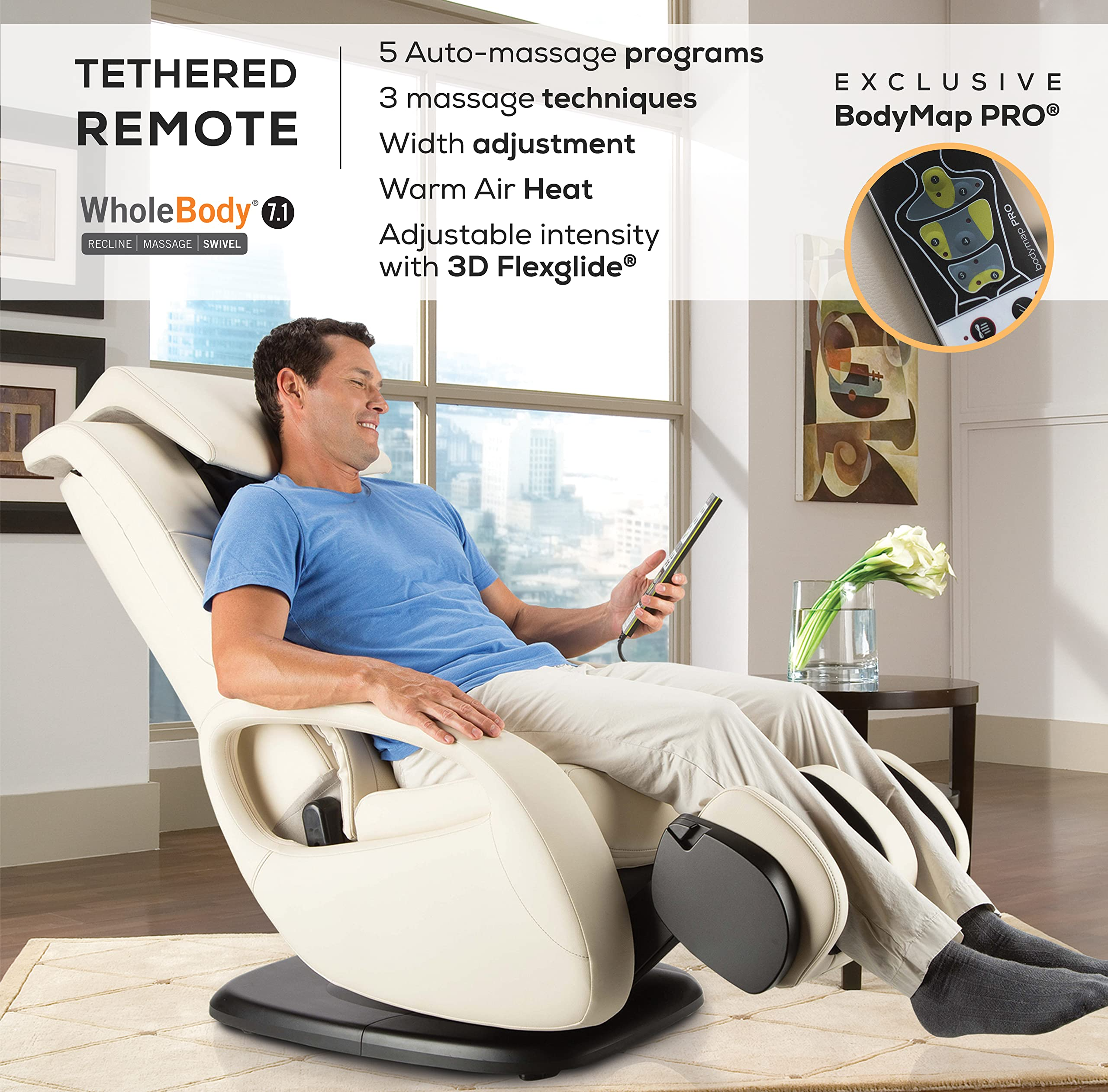 Human Touch WholeBody 7.1 Living Room Recliner Massage Chair