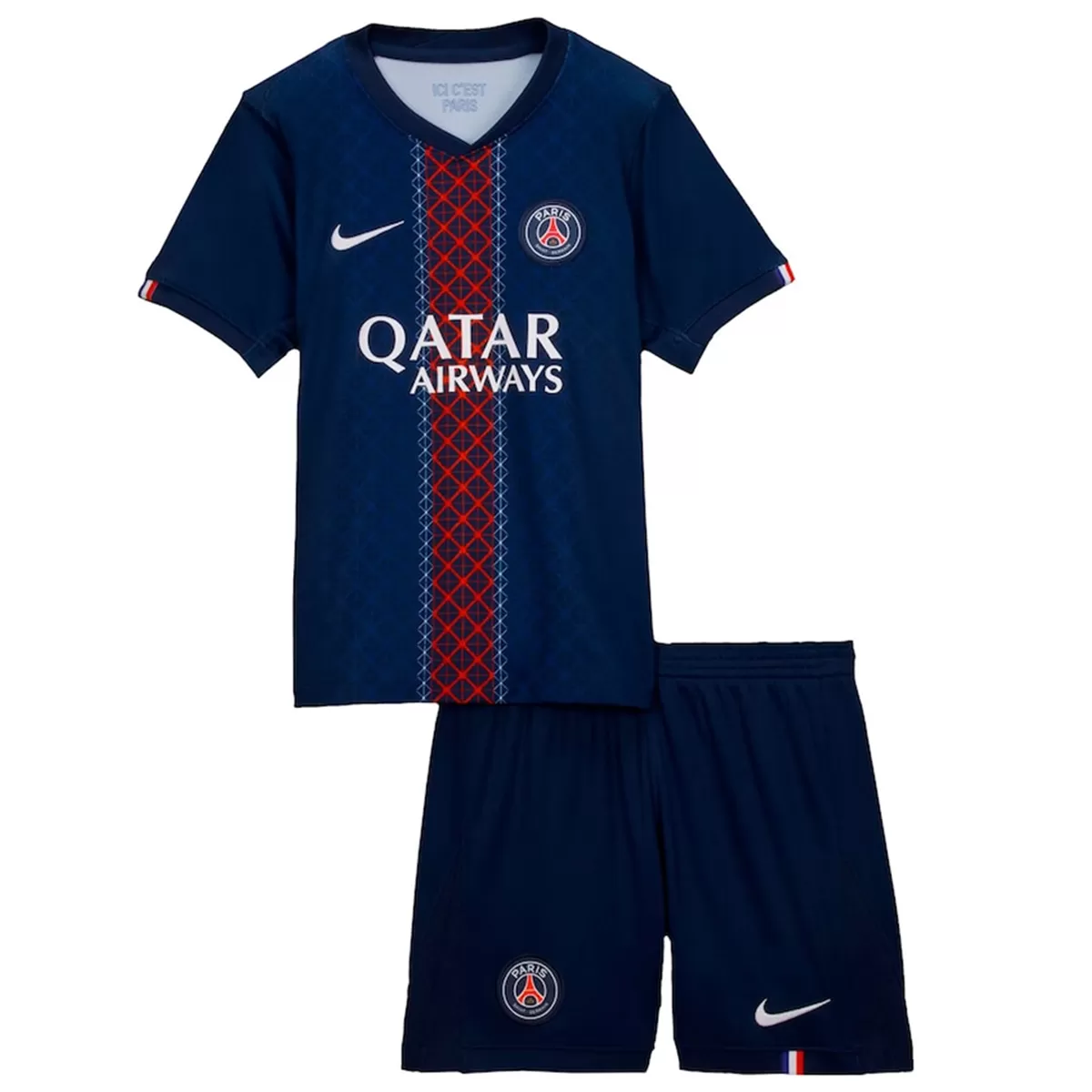 Kids PSG Custom Home Soccer Kits 2025-26