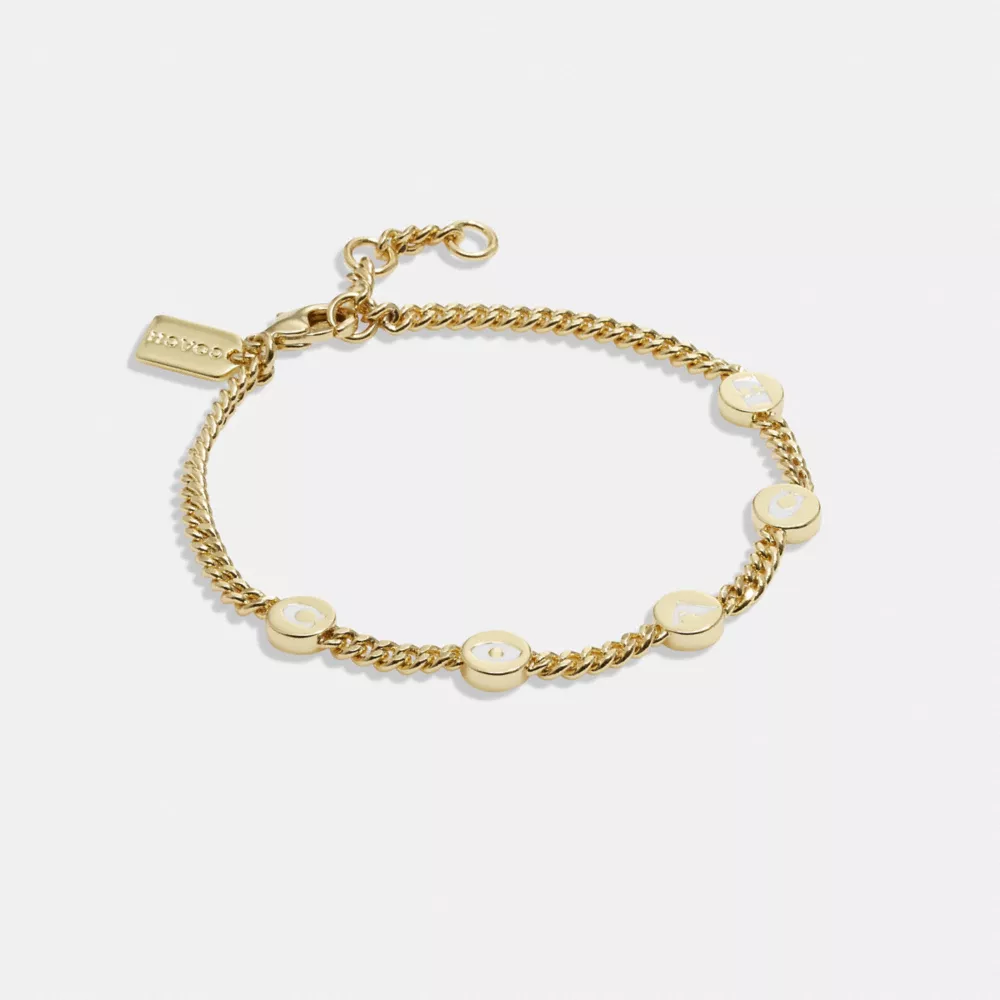 COAthtCH Enamel Linear Bracelet