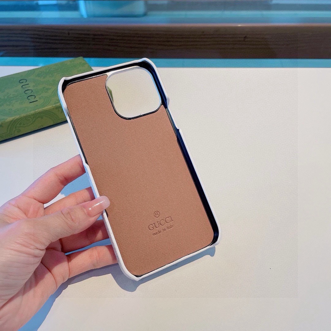 Gucci Classic Monogram Phone Case | Metal Logo & Polished Edge, In Sync with Official Launch
