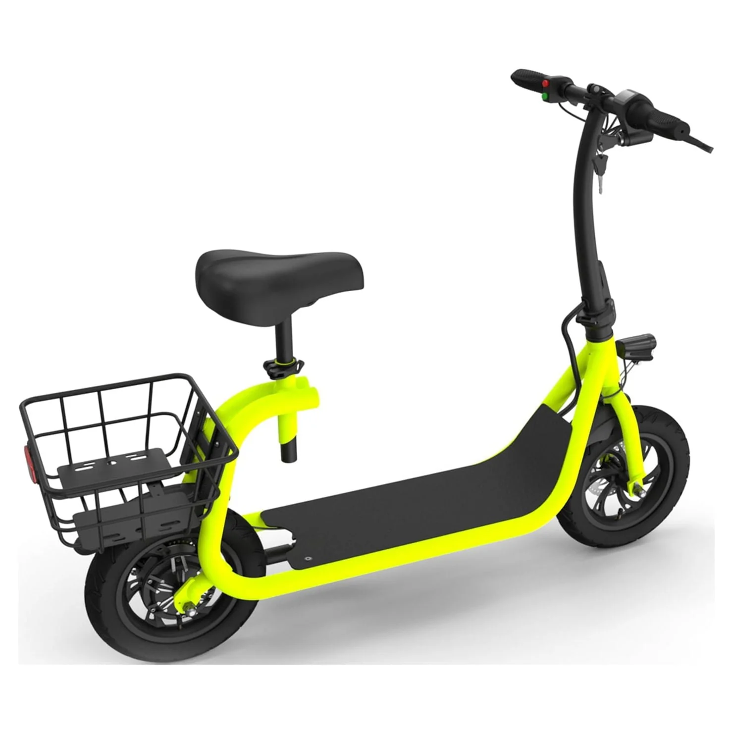 GlareWheel EB-NTEC1 Electric Bike/Scooter, Neon Green