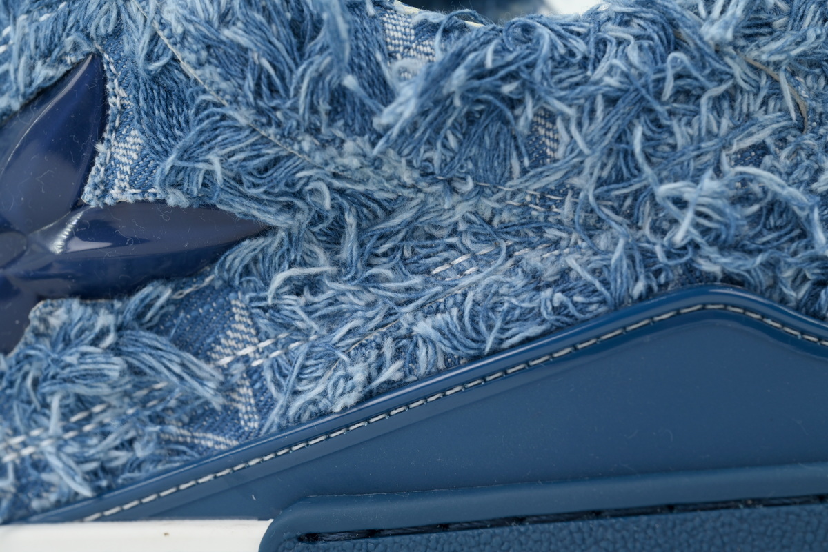 Louis Vuitton LV Skate Sneaker Plum Blossom Diamond Blue