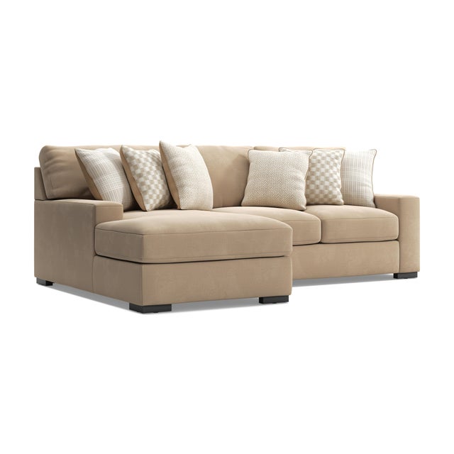 Larce 2-Piece Next-Gen Nuvella™ Performance Fabric Sofa Chaise