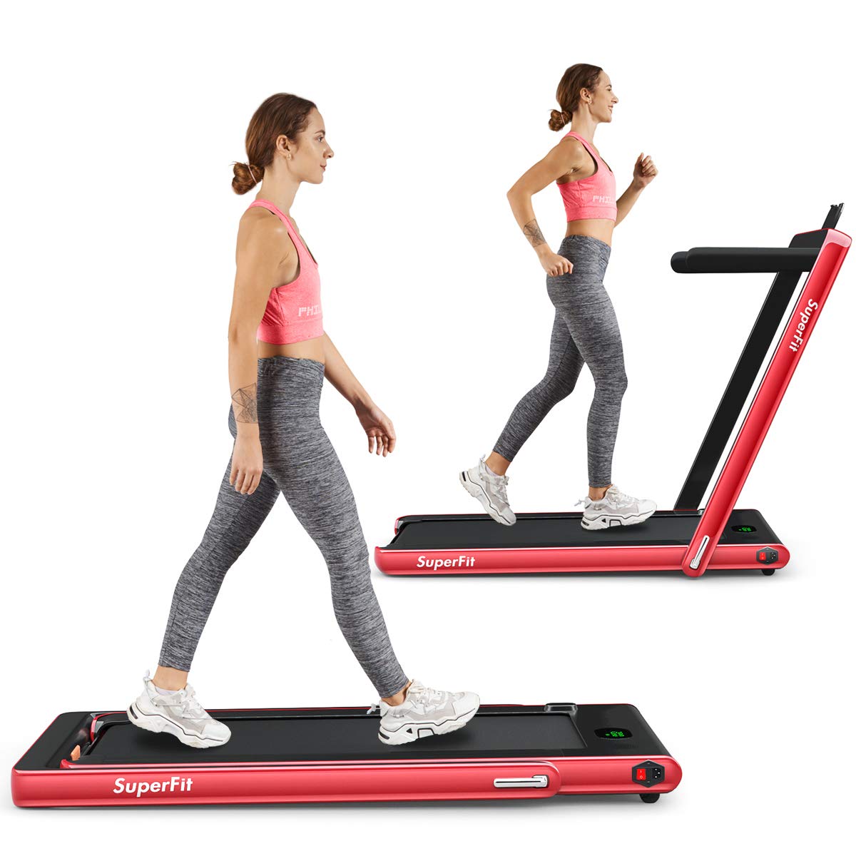 2 in 1 Folding Treadmill