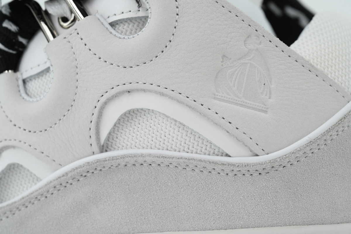 Lanvin Curb Sneakers White