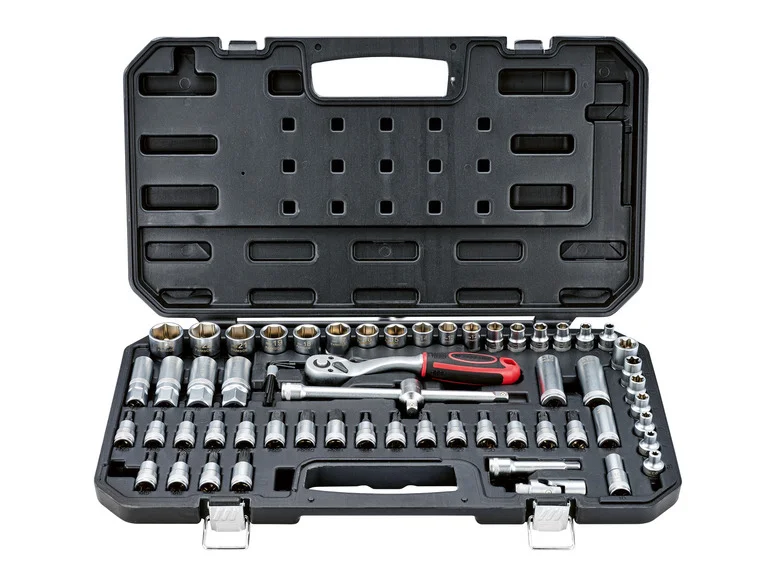 PARKSIDE® Set de douilles et d'embouts PSSS 65 A1, 65 pièces
