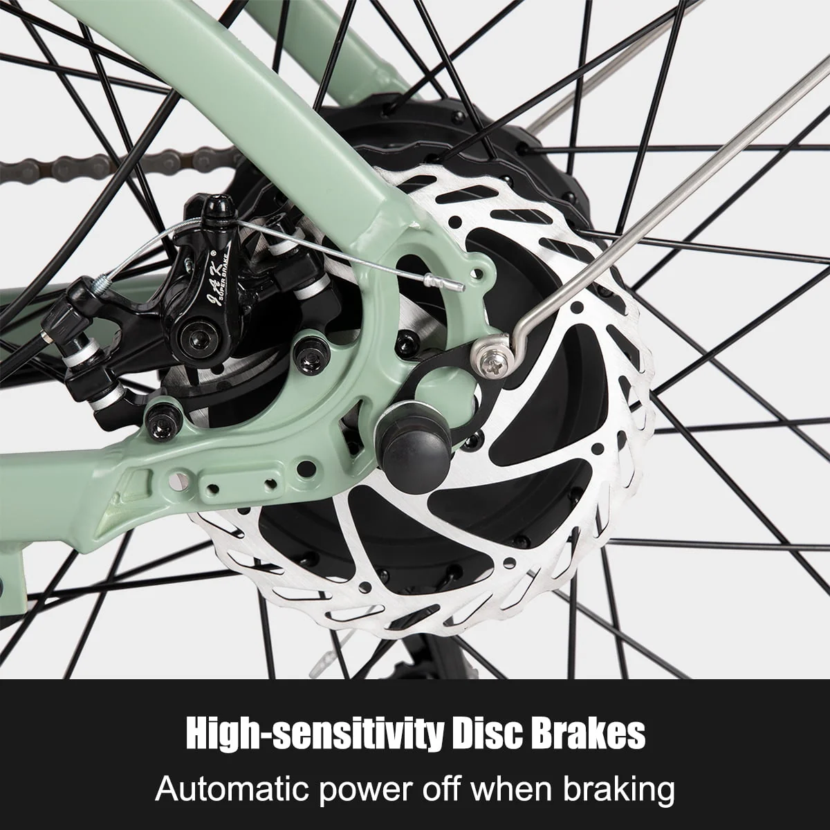 Hiland 26in Fat Tire Electric Mountain Bike, 750W, 48V