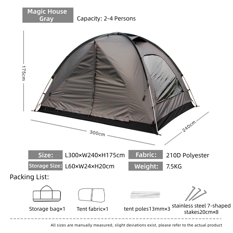 BLACK DRAGON Magic House Polyester Tent