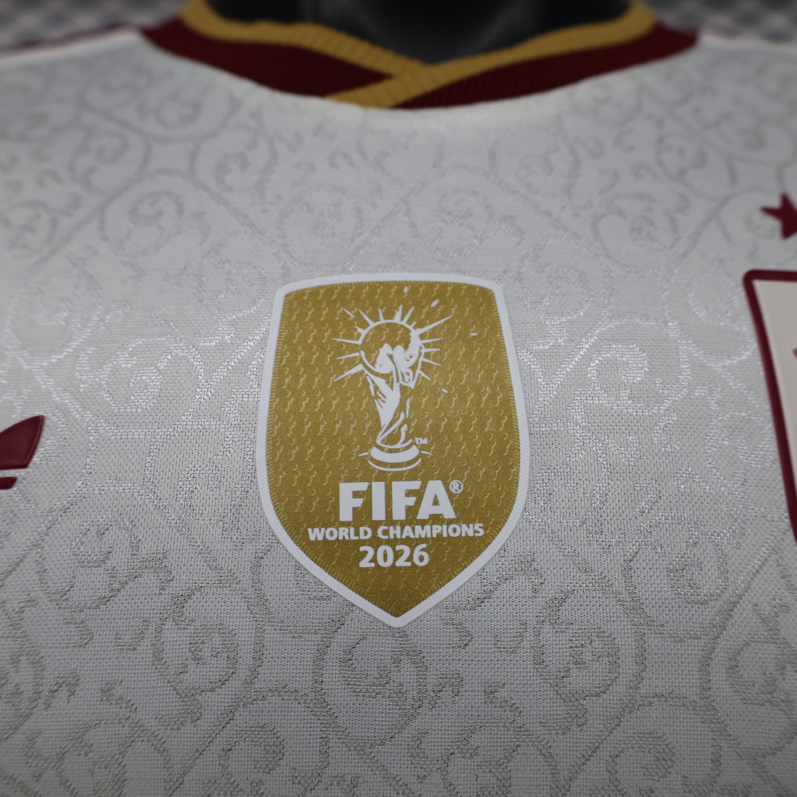 Spain Away Champion Jersey Player Version World Cup 2026 - 2 Stars