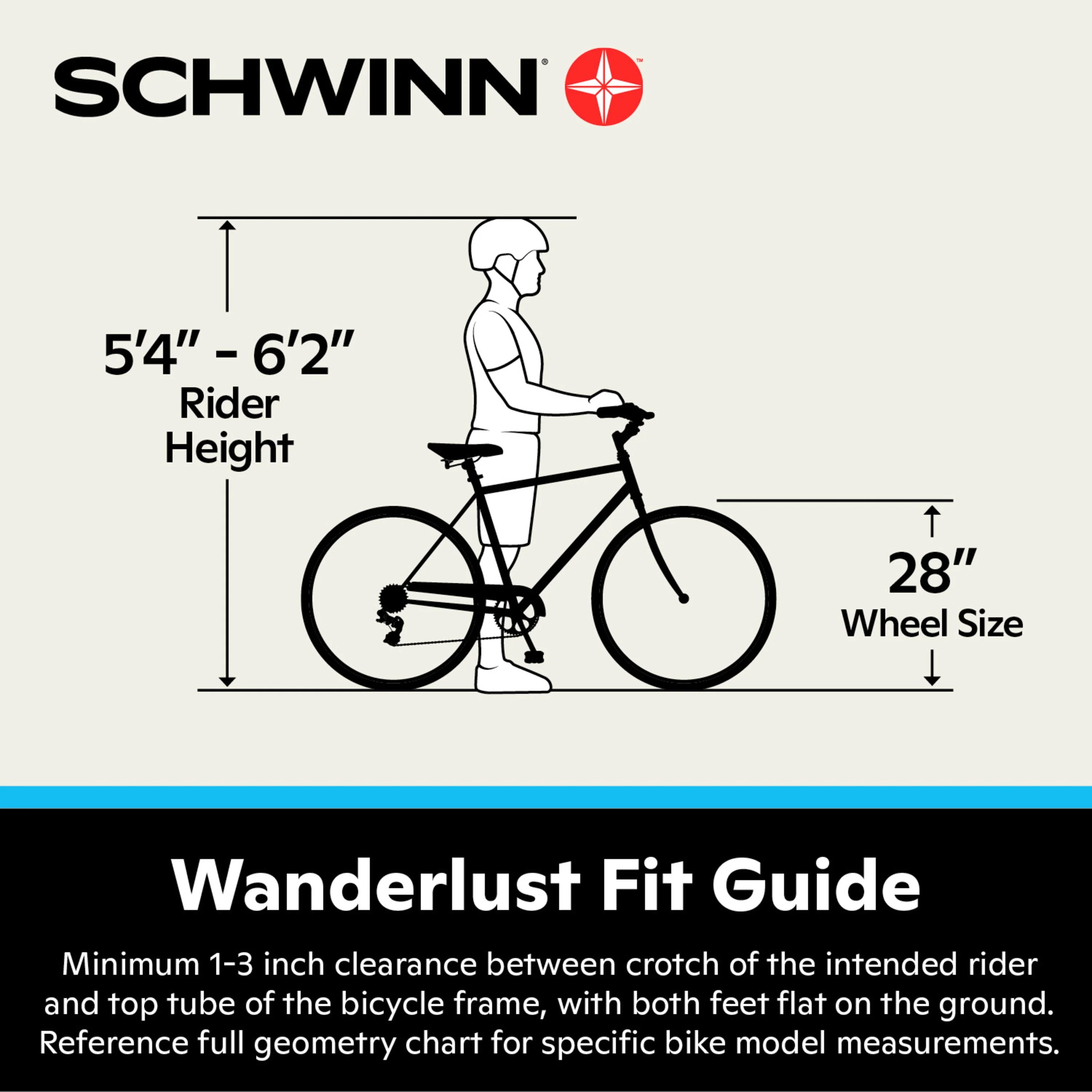Schwinn Wanderlust 700c Step-Through Electric Bike, 250W, Matte Blue