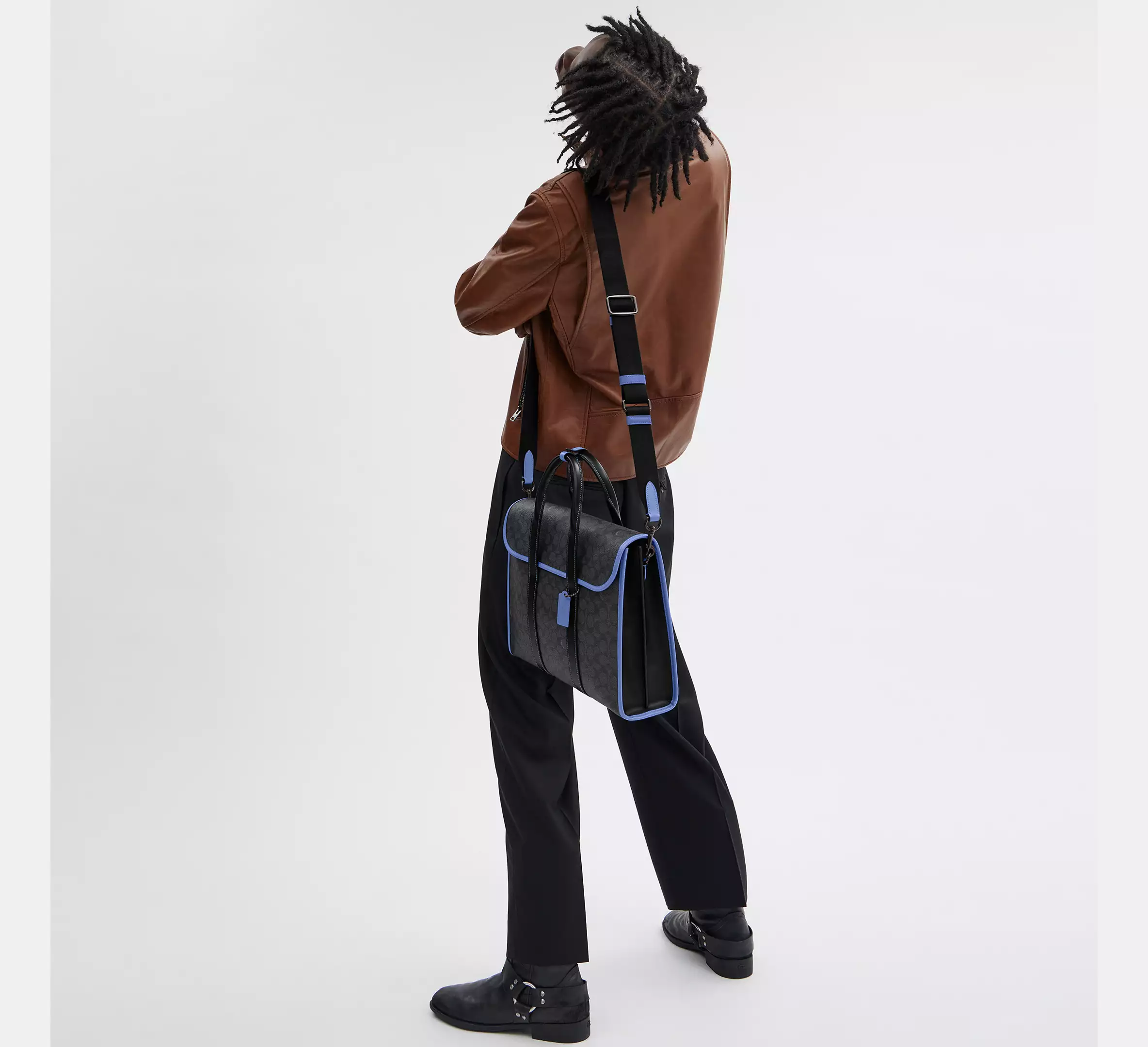 COAthtCH Gotham Portfolio Bag In Signature Canvas