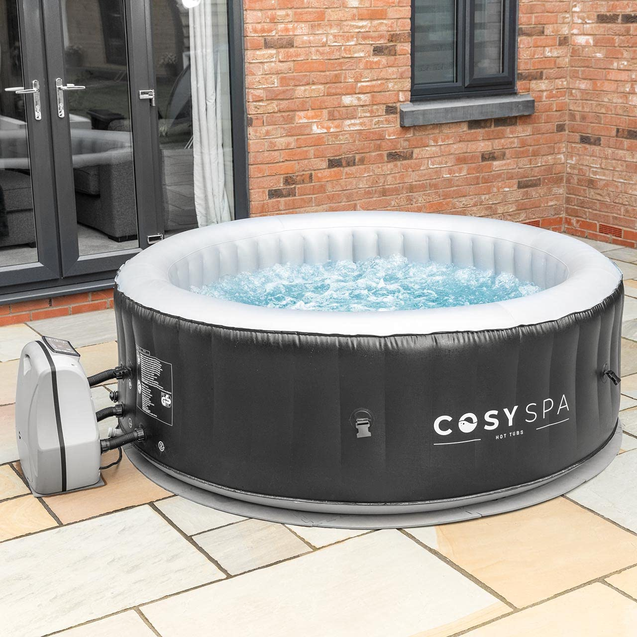 Inflatable Hot Tub Spa – Bubble Hot Tub | 2-6 Person Capacity