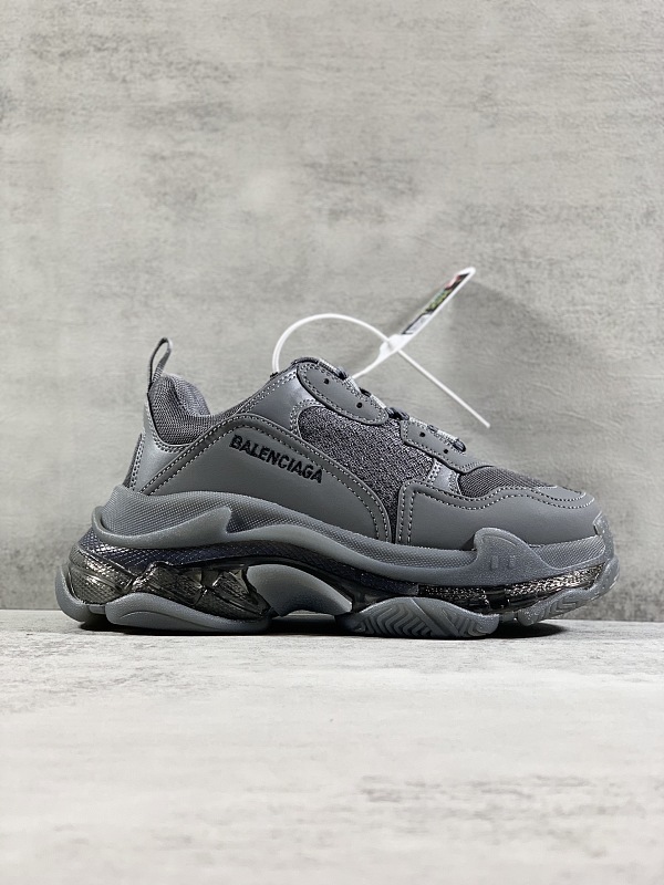 Balenciaga Triple S Air-Cushion Graphite Grey Sneakers