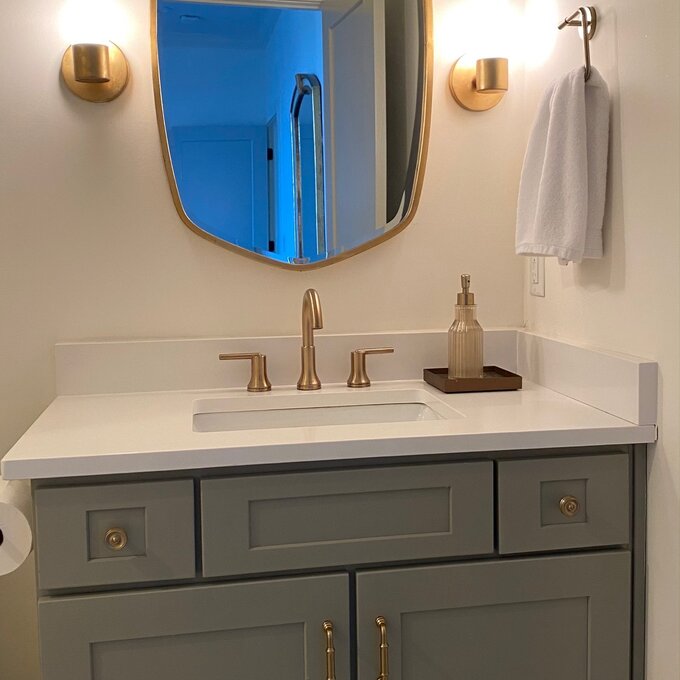 Luco Irregular Metal Wall Mirror
