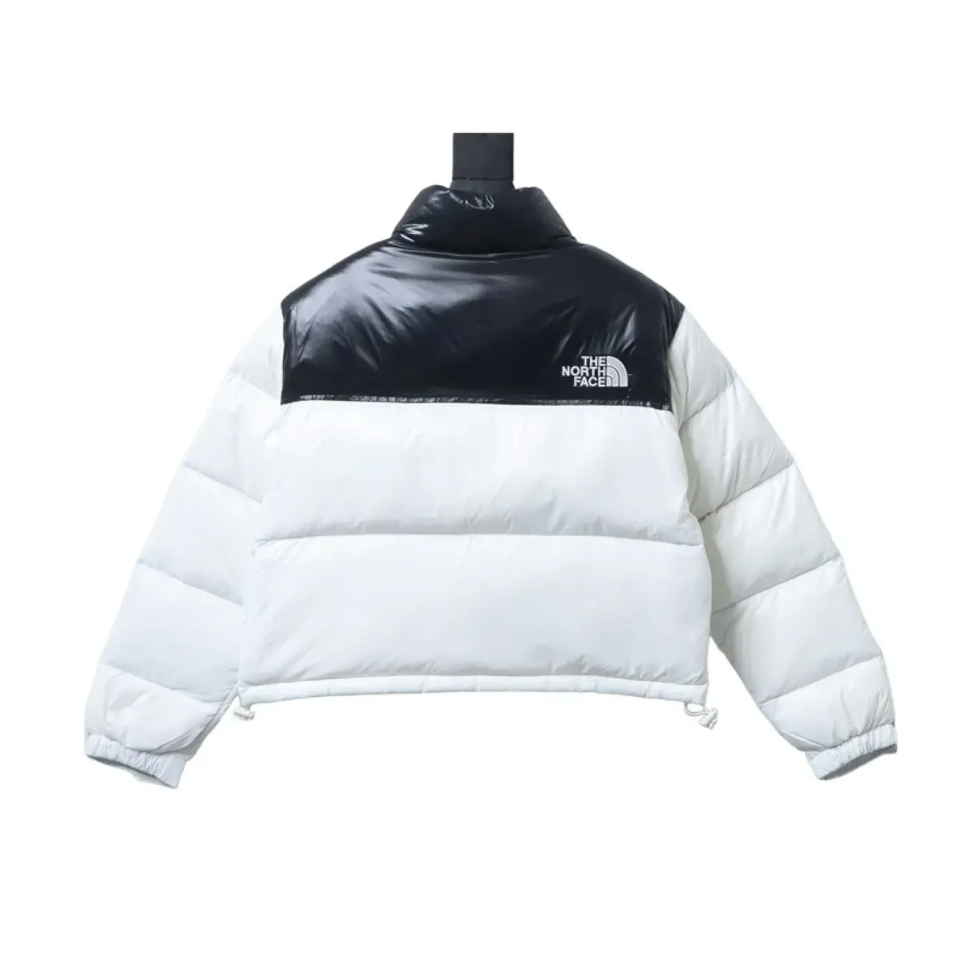 The North Face Nuptse 700 Short Jacket White Black - ogsneaker