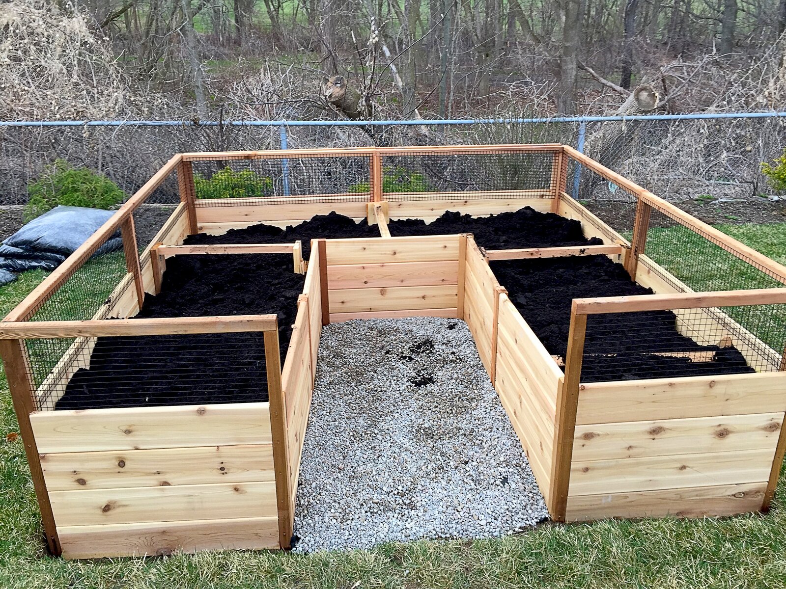 8x8 ft Cedar Garden in a Box