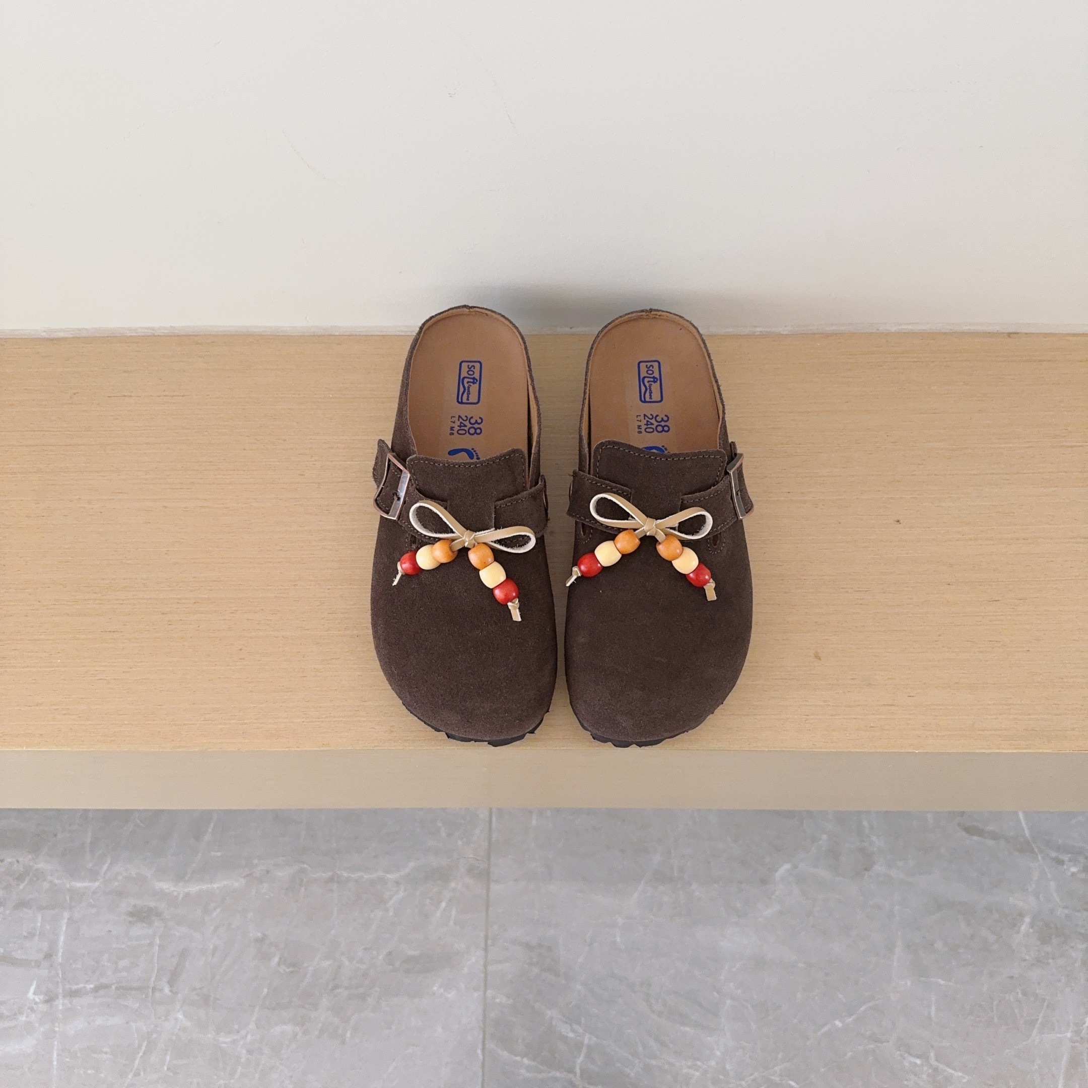 Beaded Birken-Style Clogs