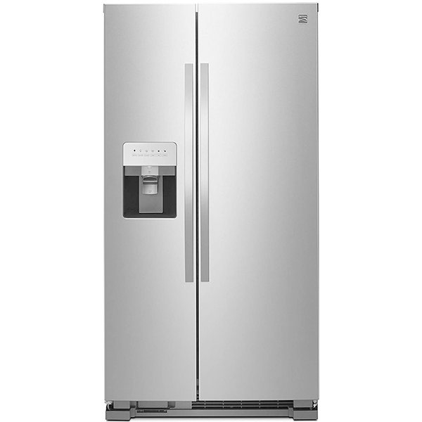 36 Side-by-Side Refrigerator and Freezer, White
