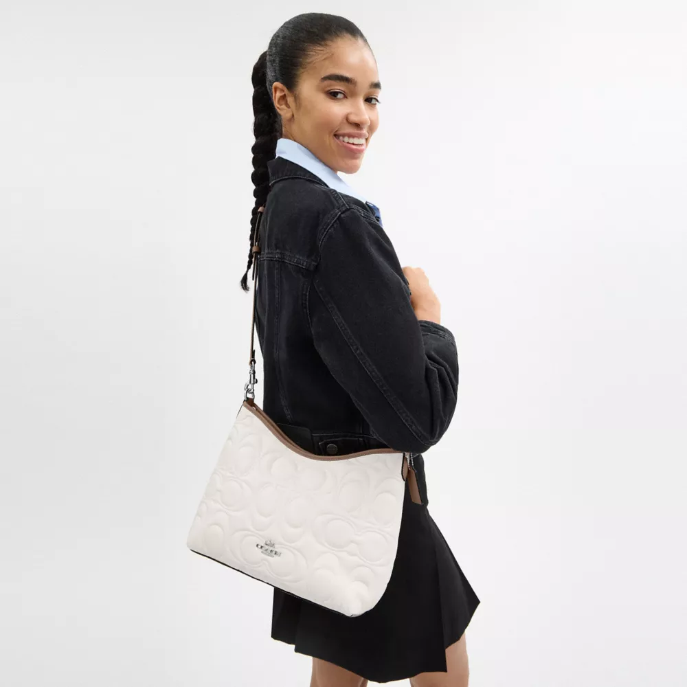 Laurel Shoulder Bag In Signature Leather