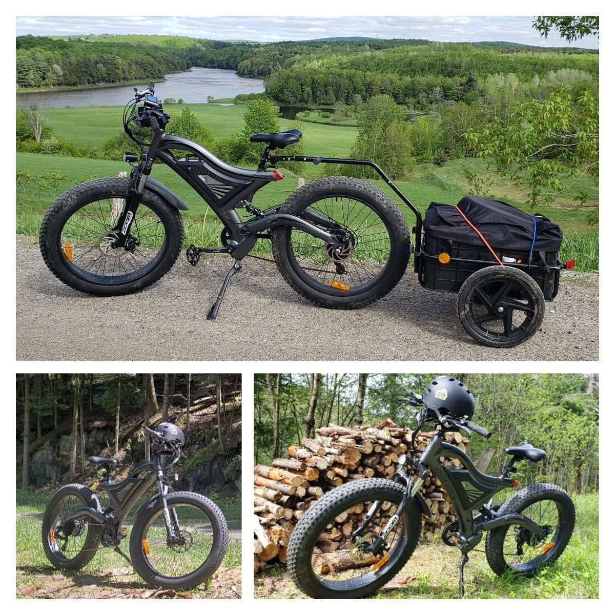 Aostirmotor 26in Fat Tire Electric Mountain Bike, 750W, 48V 15Ah