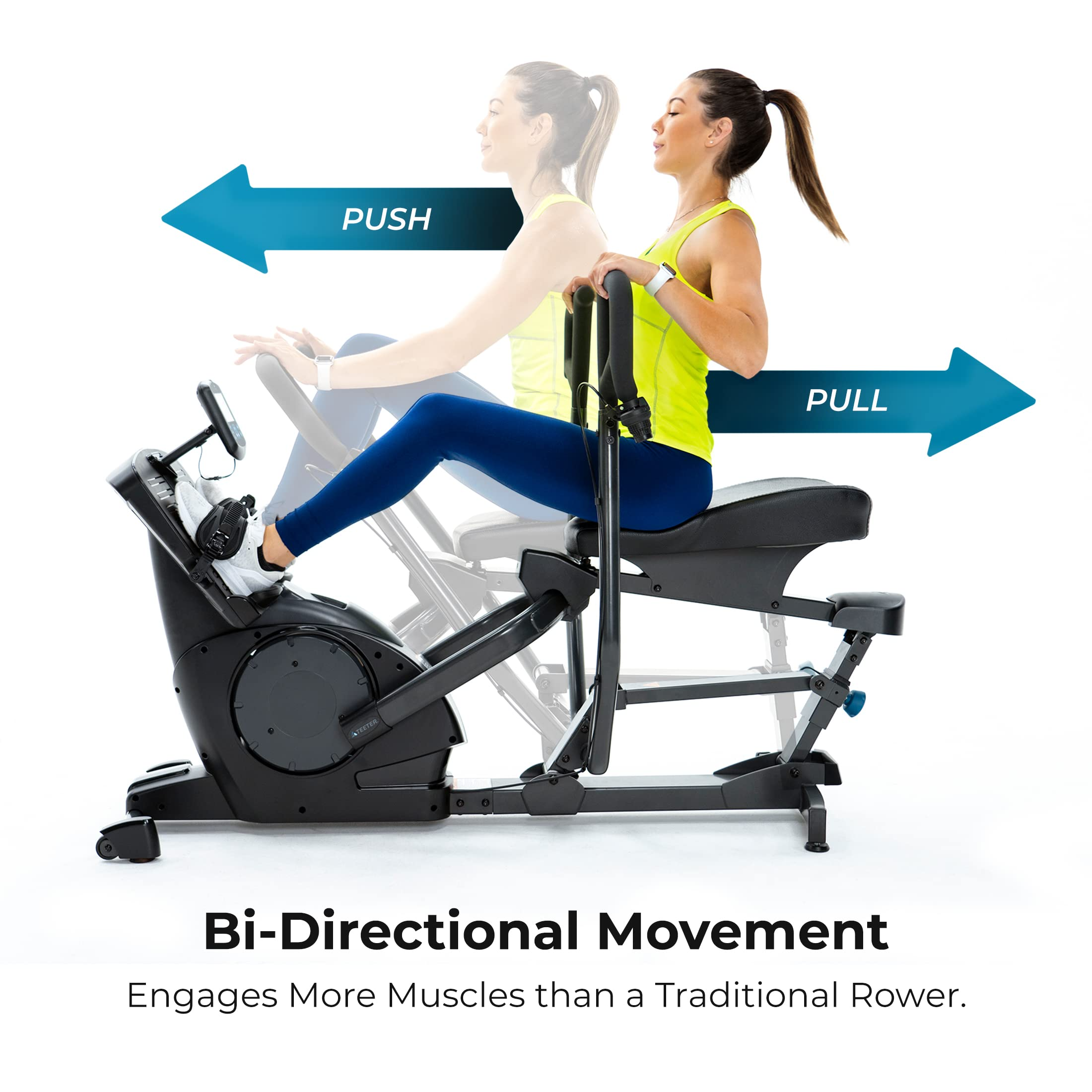 Power10 Rower with 2-Way Magnetic Resistance – Indoor Rowing