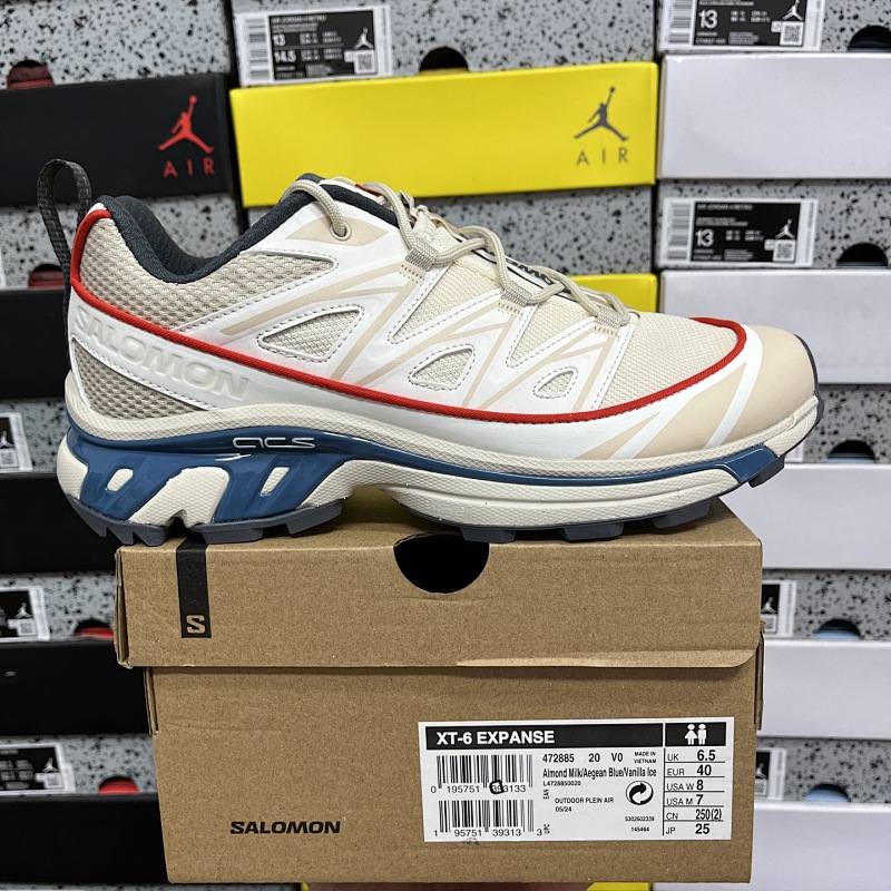 Salomon XT-6 Cream Gray Edition B Sneakers