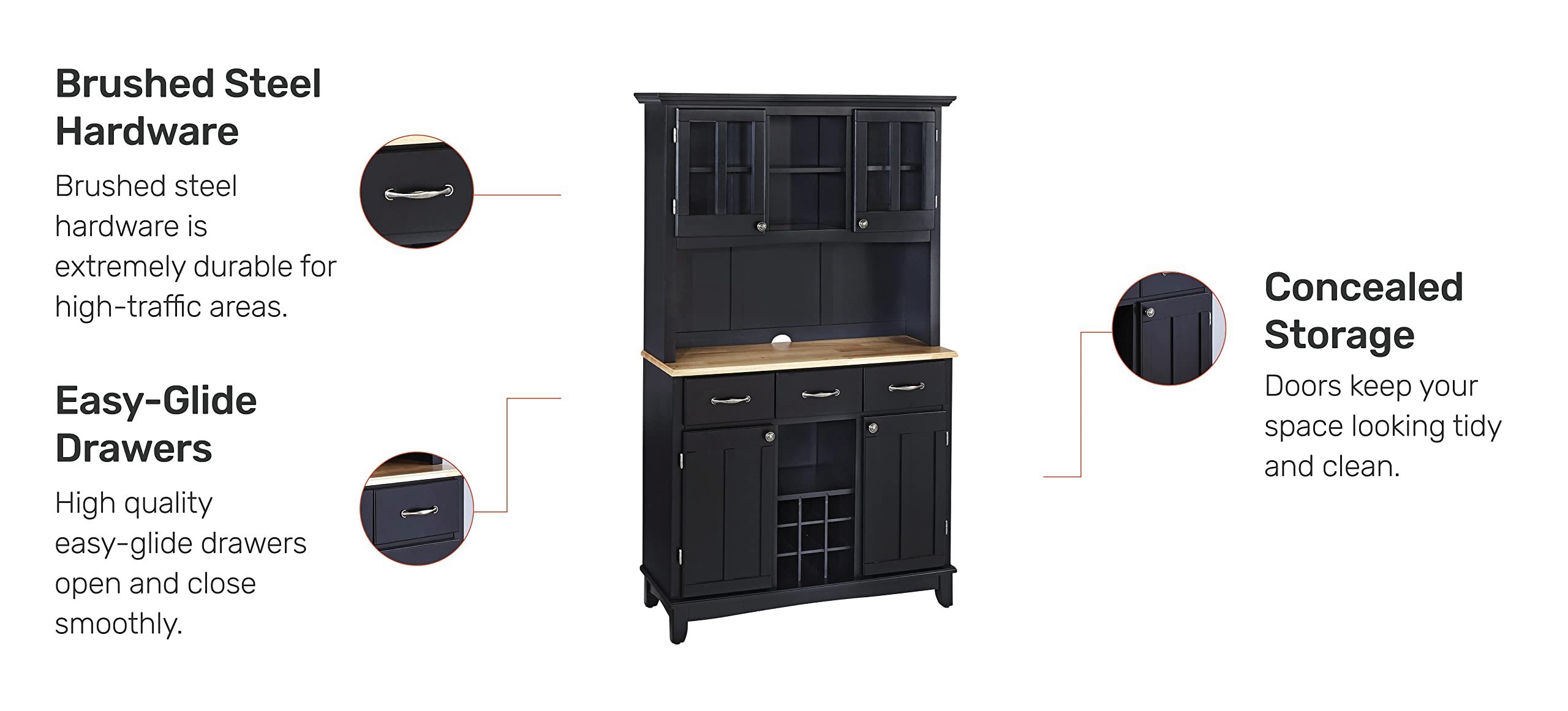 Server sideboards - Buffets - Credenzas, Black