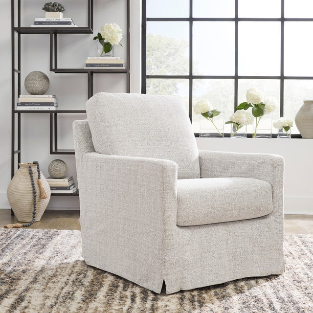 Nenana Next-Gen Nuvella™ Performance Fabric Swivel Glider Accent Chair
