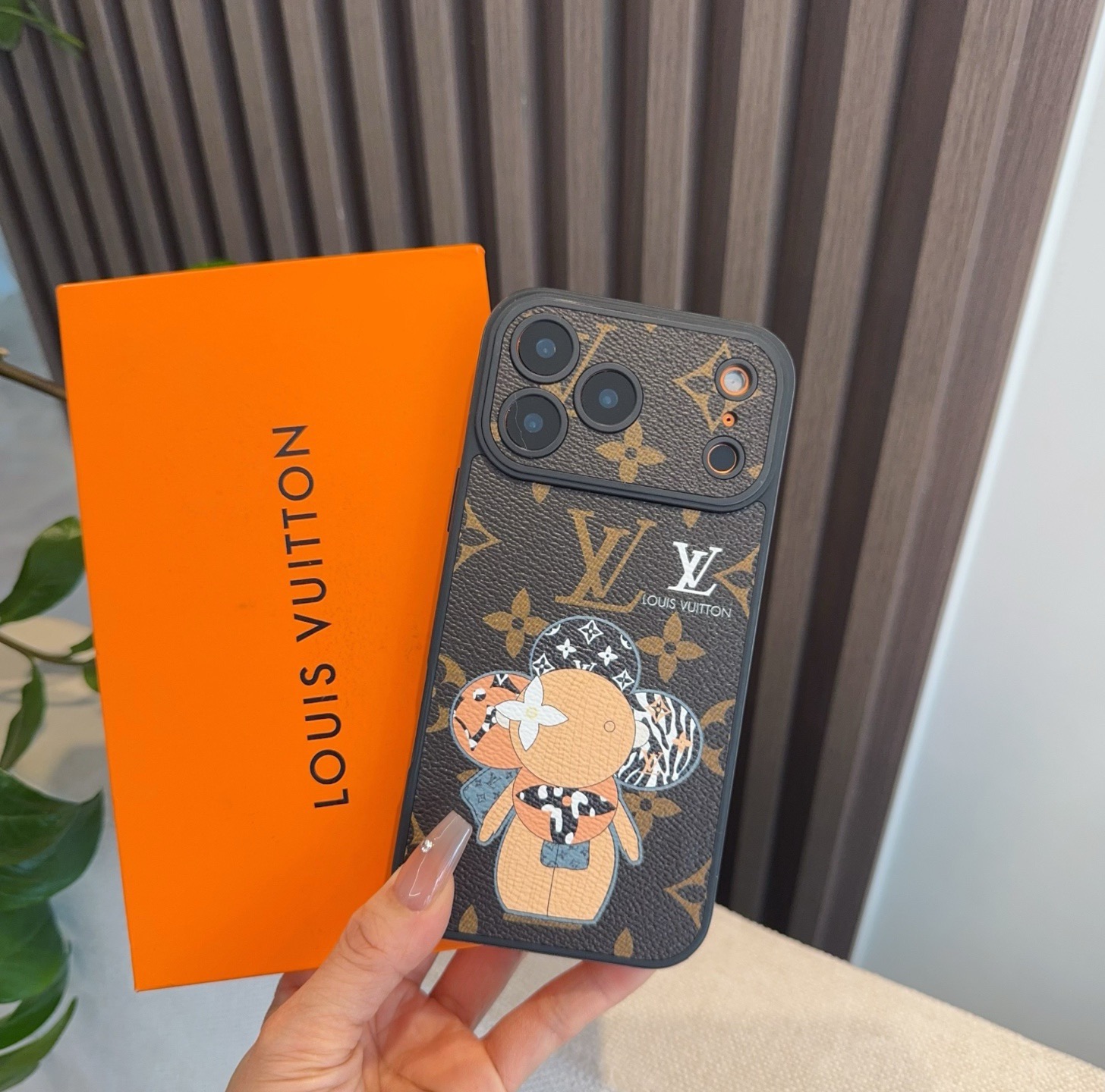 Louis Vuitton Monogram Cartoon Vivienne Doll Luxury Phone Case
