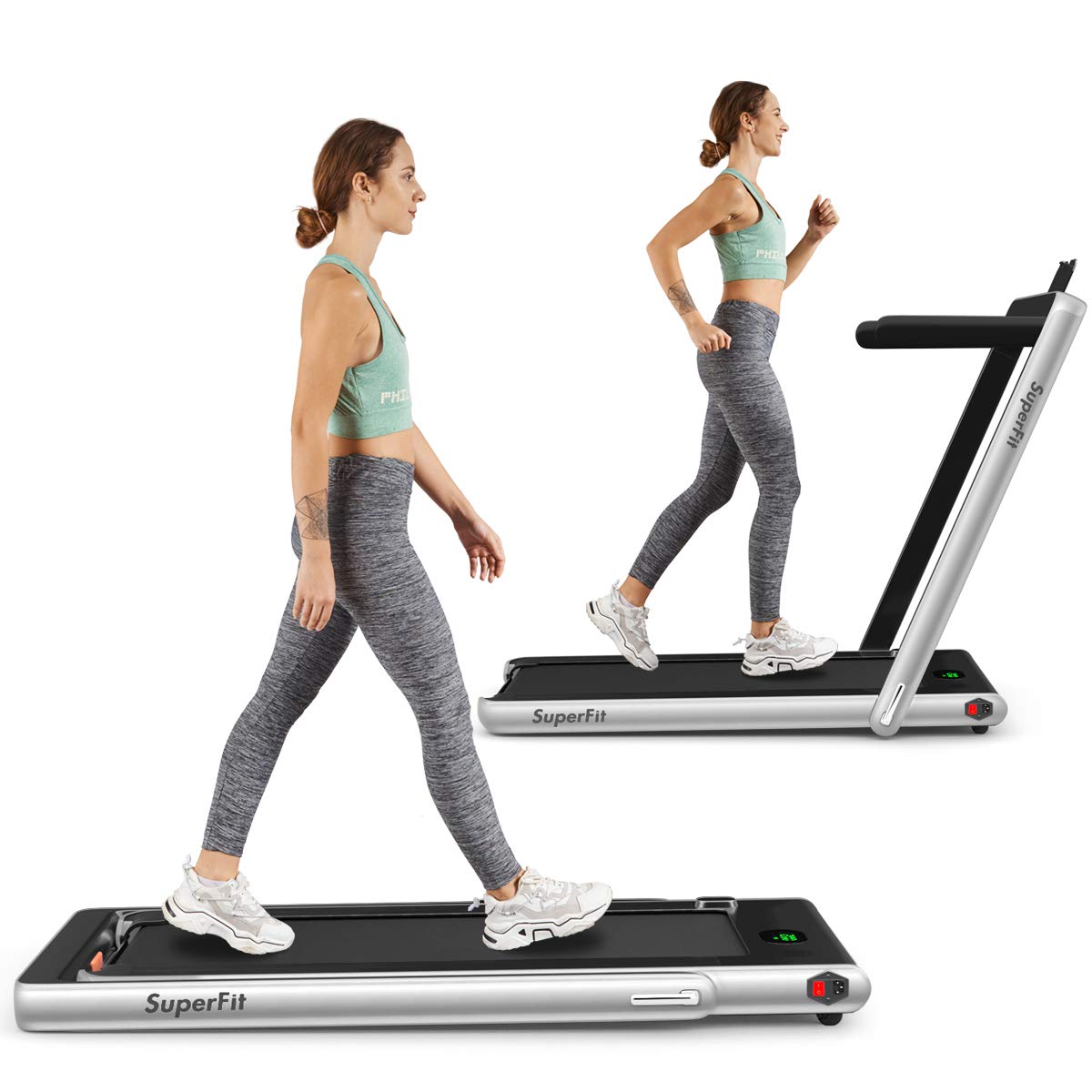 2 in 1 Folding Treadmill
