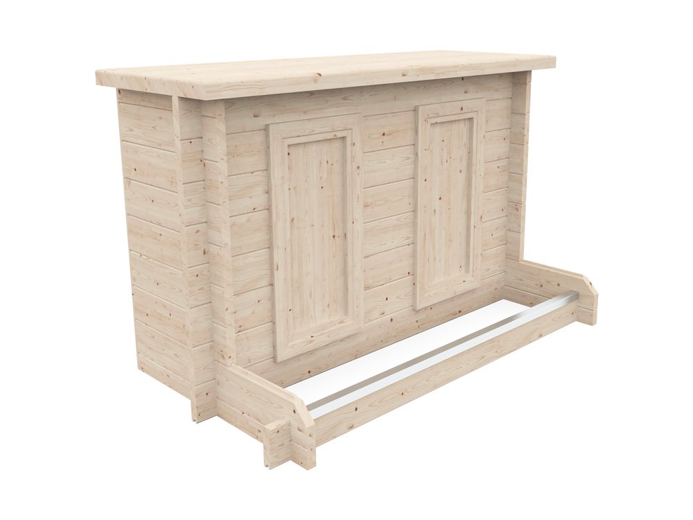 Bar Counter Man Cave Home Bar Party Lounge Wood Summer Garden