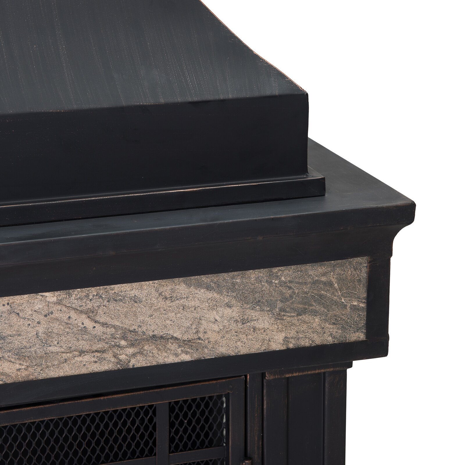Sofie 56.7'' H Wood Burning Fireplace