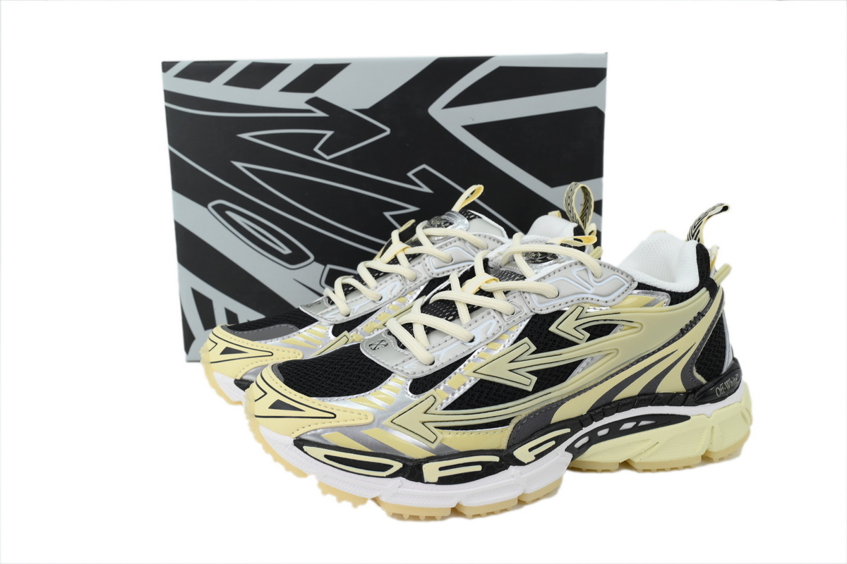 Off-White Be Right Back Yellow Black OWIA295S 26FAB003 1087