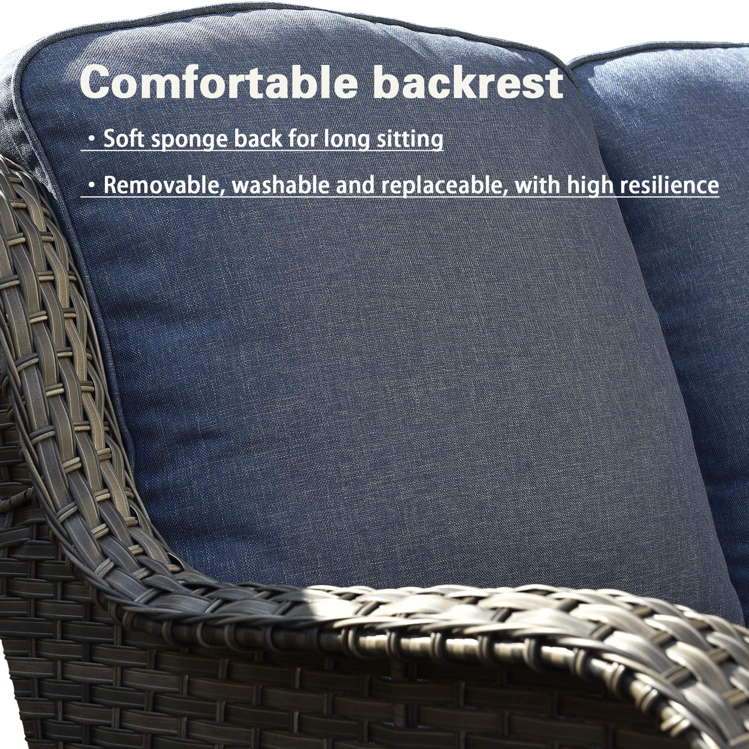 Patio Furniture Sets Conversation Set All Weather Wicker High