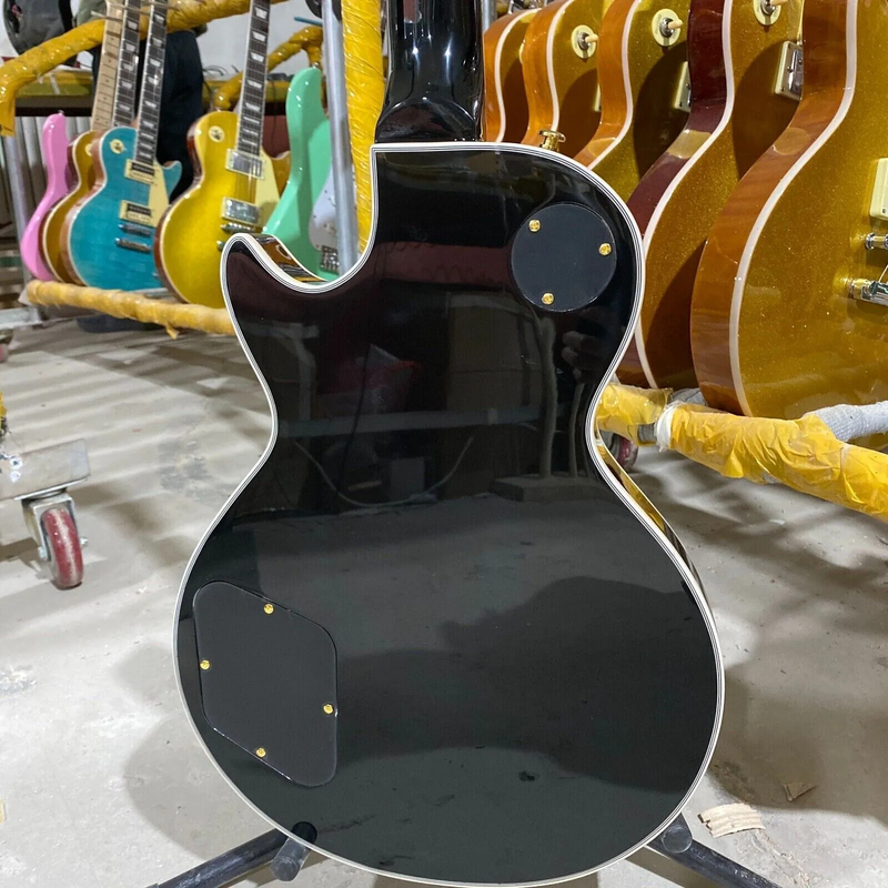 Custom Electric Guitar Dragon Inlay Mahogany Body Rosewood Fretboard 6 strings