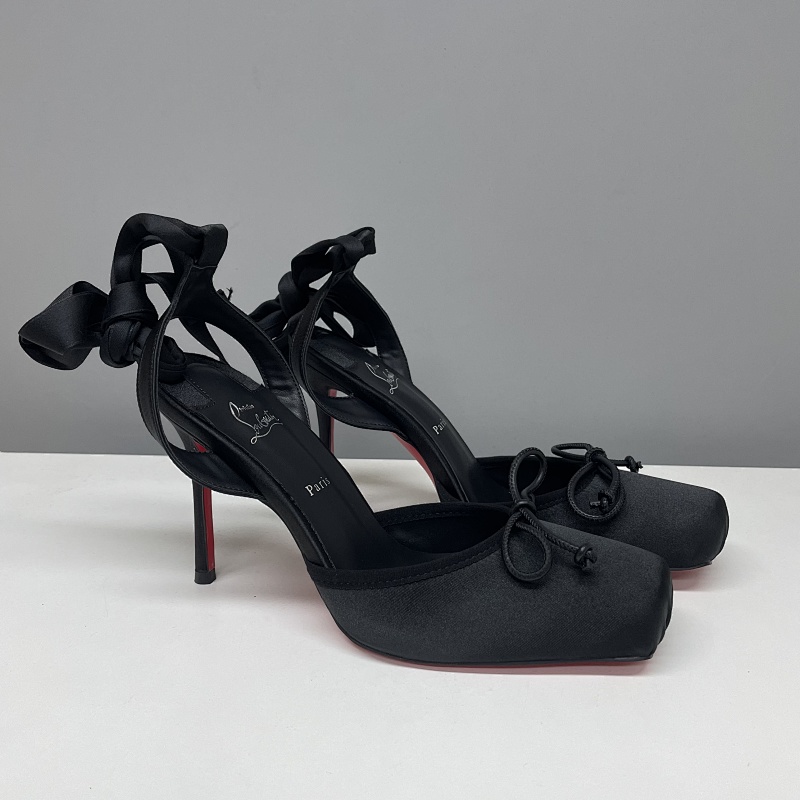 Christian Louboutin NO791 Bow Slingback Pumps