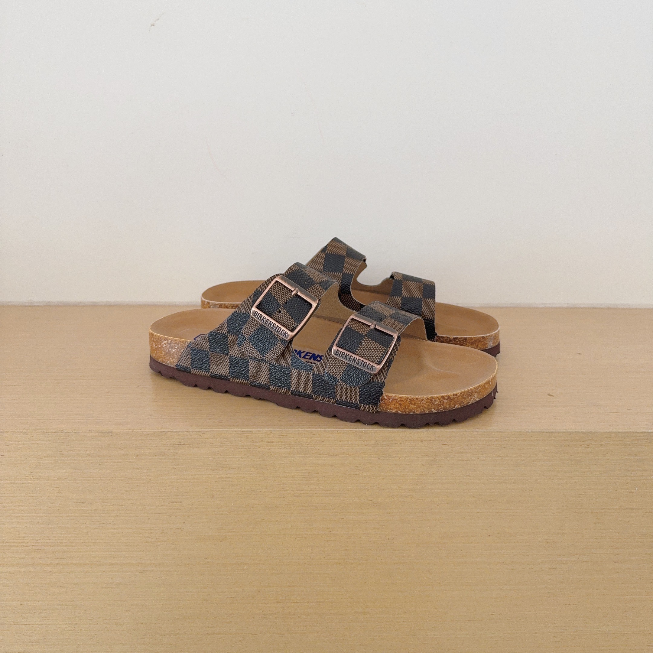 UGG Kids Checkerboard Birken-Style Two-Strap Sandals Adult And Kids