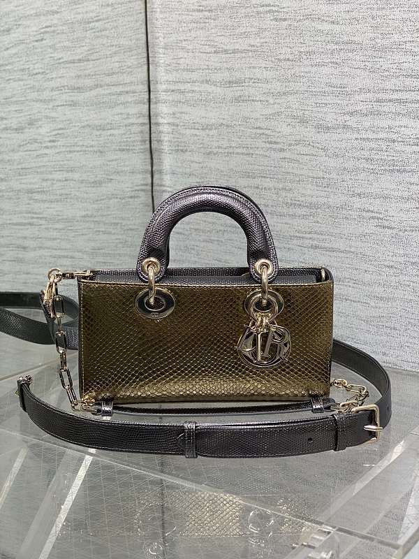 Lady D-Joy Bag Olive Python