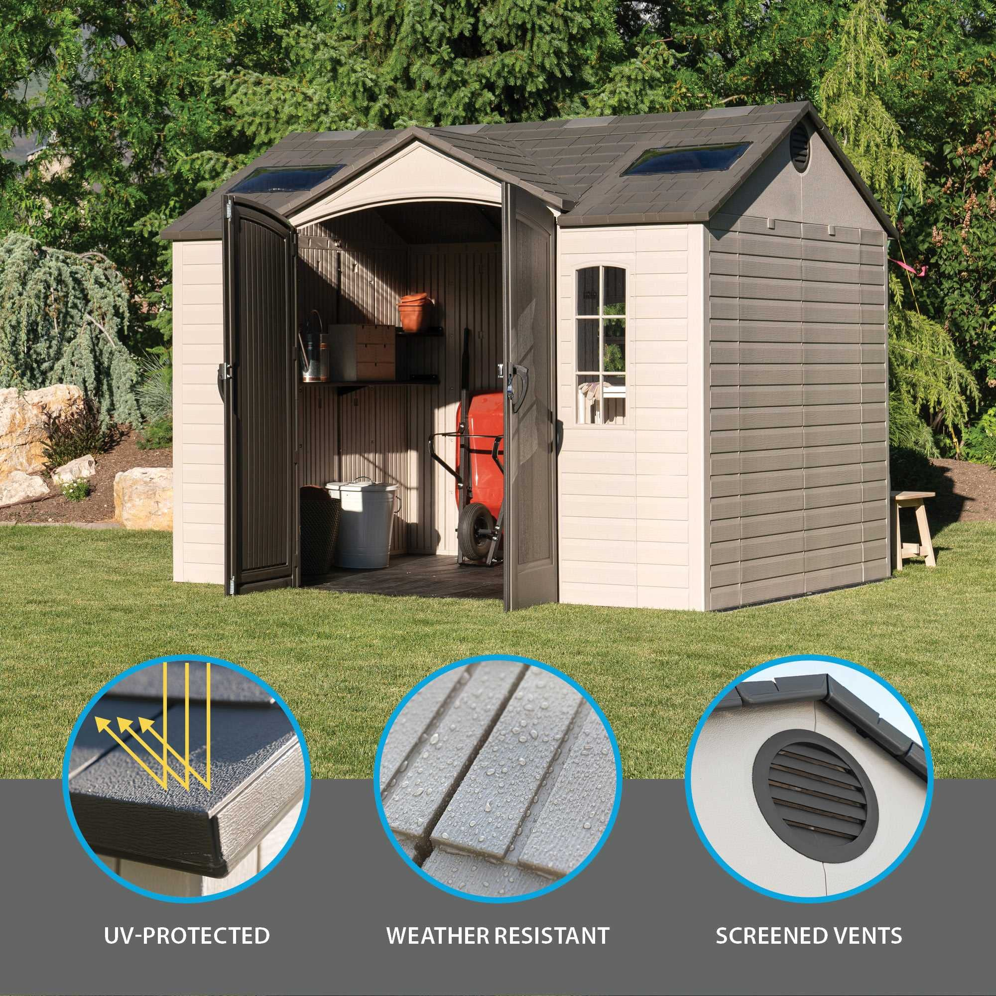 10x8 ft Storage Shed
