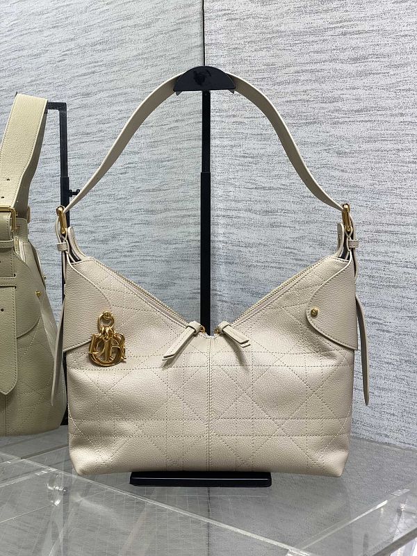 Dior Toujours Hobo Bag Ivory Small