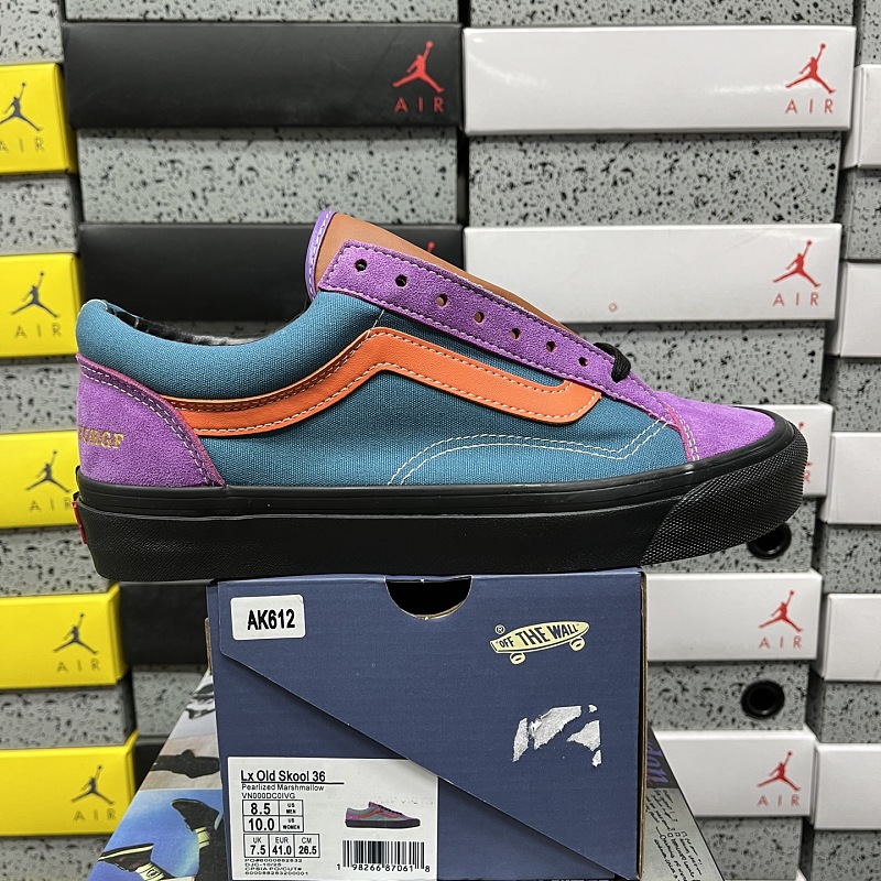 Vans Skool Orange Purple Blue
