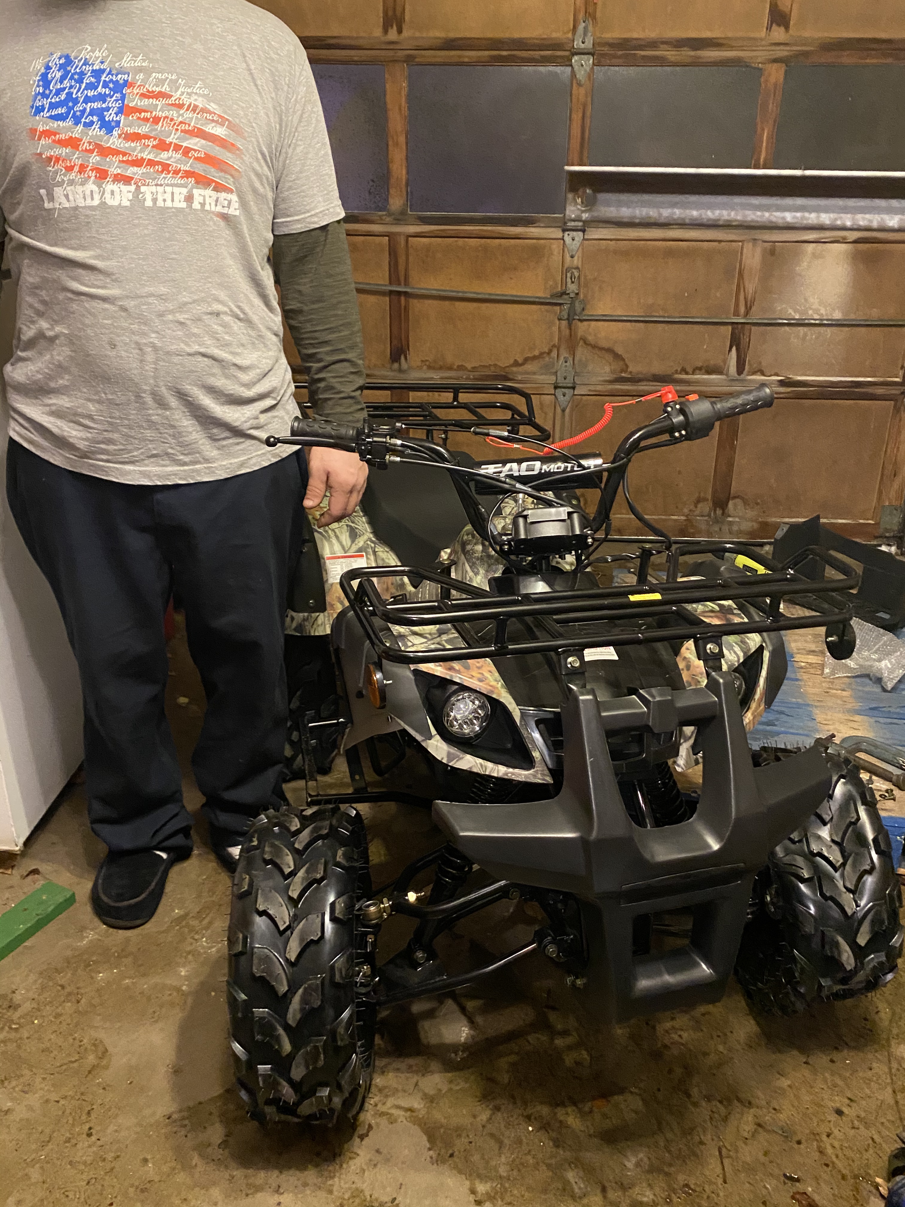 X-PRO Adult ATV Quad Four Wheelers 200 Utility ATV Full Size ATV
